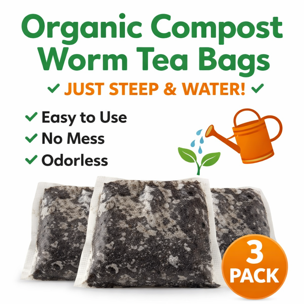Organic fertilizer Vermicast (worm castings) with extra Concentrated Worm Tea —